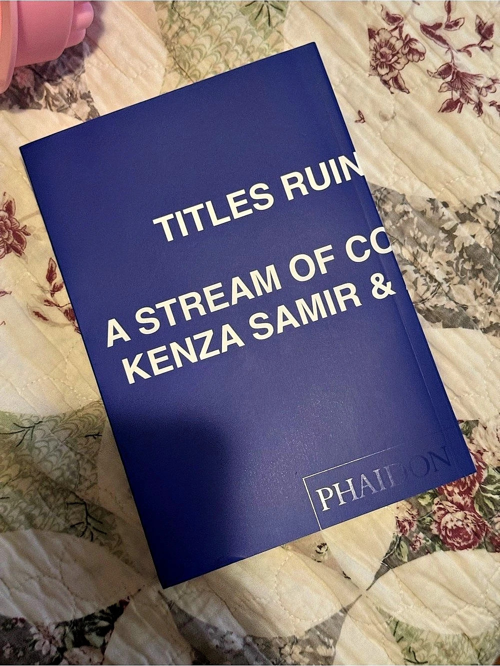 PHAIDON Titles Ruin Everything: A Stream of Consciousness Art Book Blue